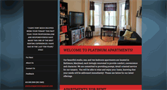 Desktop Screenshot of platinumapartments.net